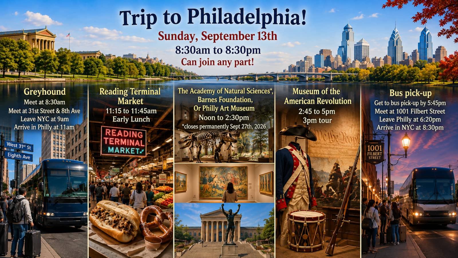 Trip to Philadelphia! ποΈπ¨π