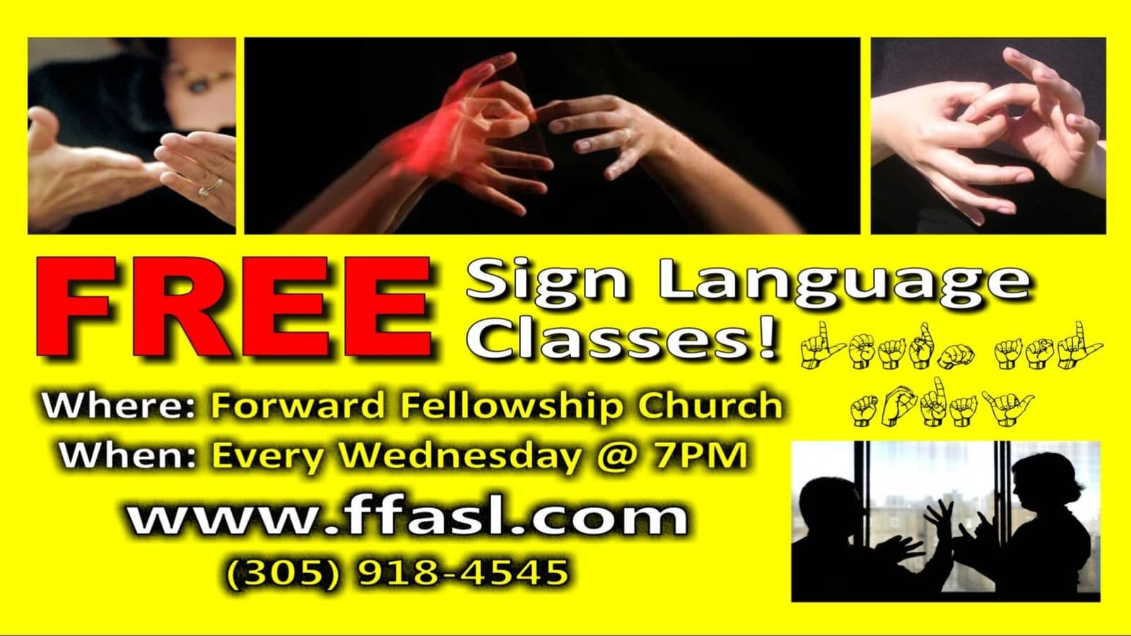 FREE Sign Language Class!