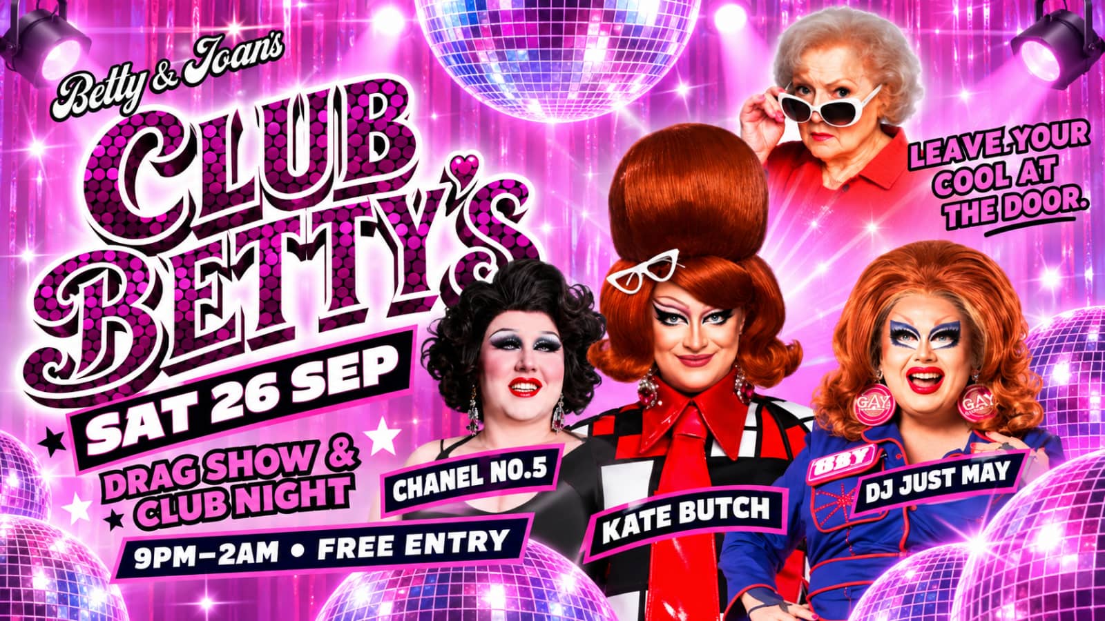 Club Betty's @ Betty & Joans (Free But Ticketed)
