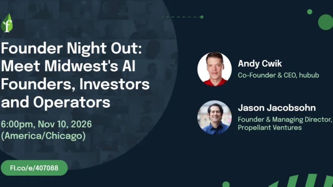 Founder Night Out Chicago: Meet Midwest's AI Founders, Investors and Operators