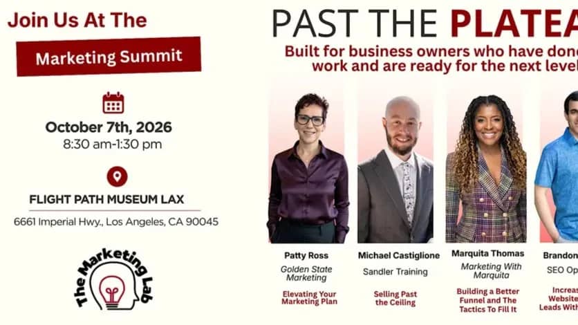Past the Plateau: Los Angeles Marketing & Sales Growth Summit