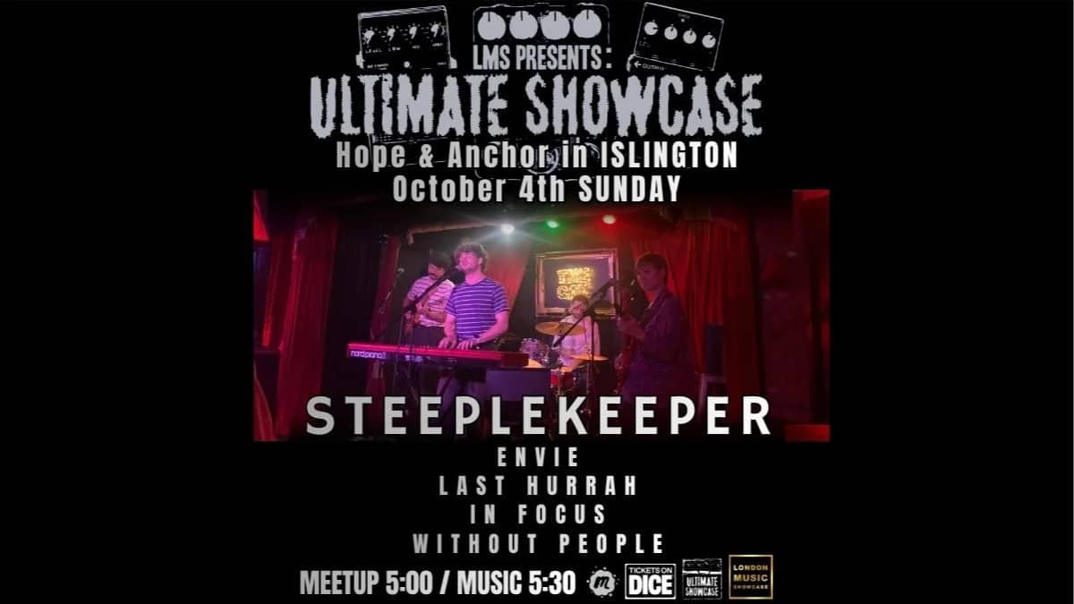 Gigs & Drinksšš» @Hope & Anchor - STEEPLEKEEPER (Ticketed)