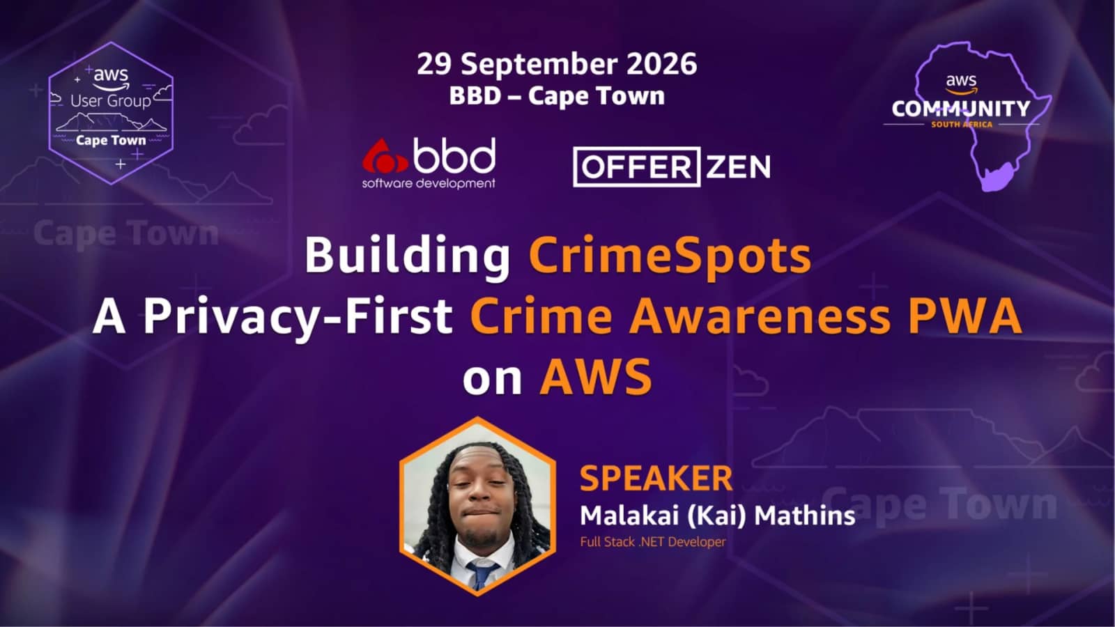 Building CrimeSpots: A Privacy-First Crime Awareness PWA on AWS