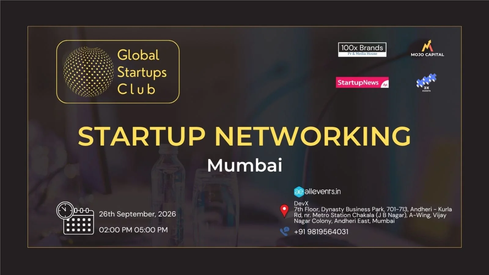 GLOBAL STARTUPS CLUB l STARTUP NETWORKING MUMBAI 2026