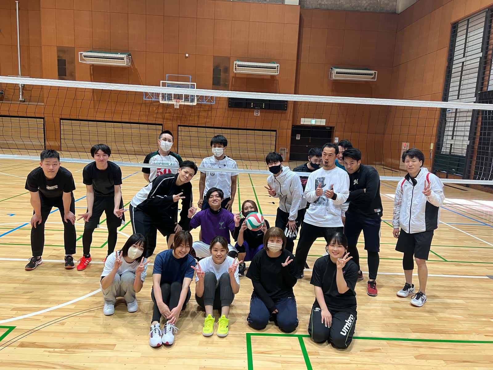 8/11 9:00-12:00 ENJOY Volleyball(1-court)