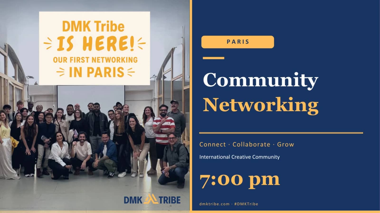 (7 PM) PARIS, We're Here! First Networking & Digital Marketing Tribe Meetup