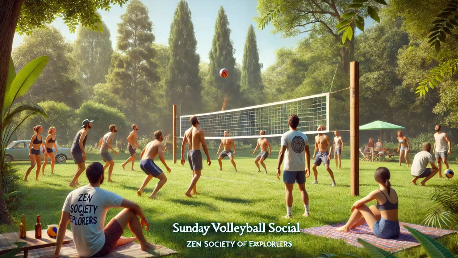 🗣️💃🎤🏐 Sunday Picnic, Games & New Friends!