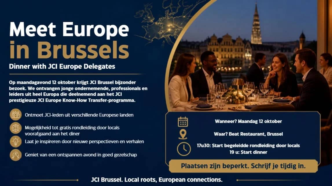 Meet Europe in Brussels | Dinner with JCI Europe Delegates