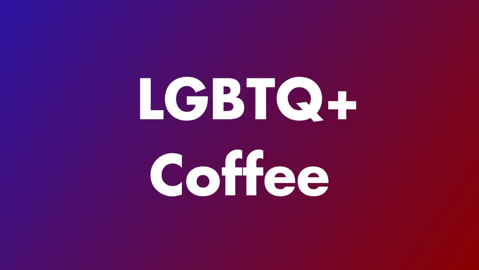 LGBTQ+ Community Coffee @ Spark Social