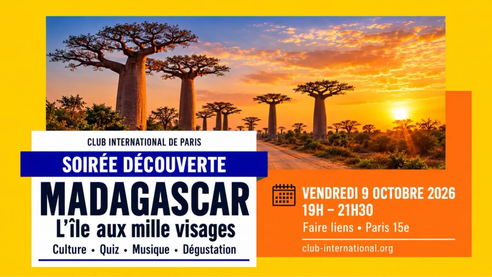 Madagascar Discovery Evening
