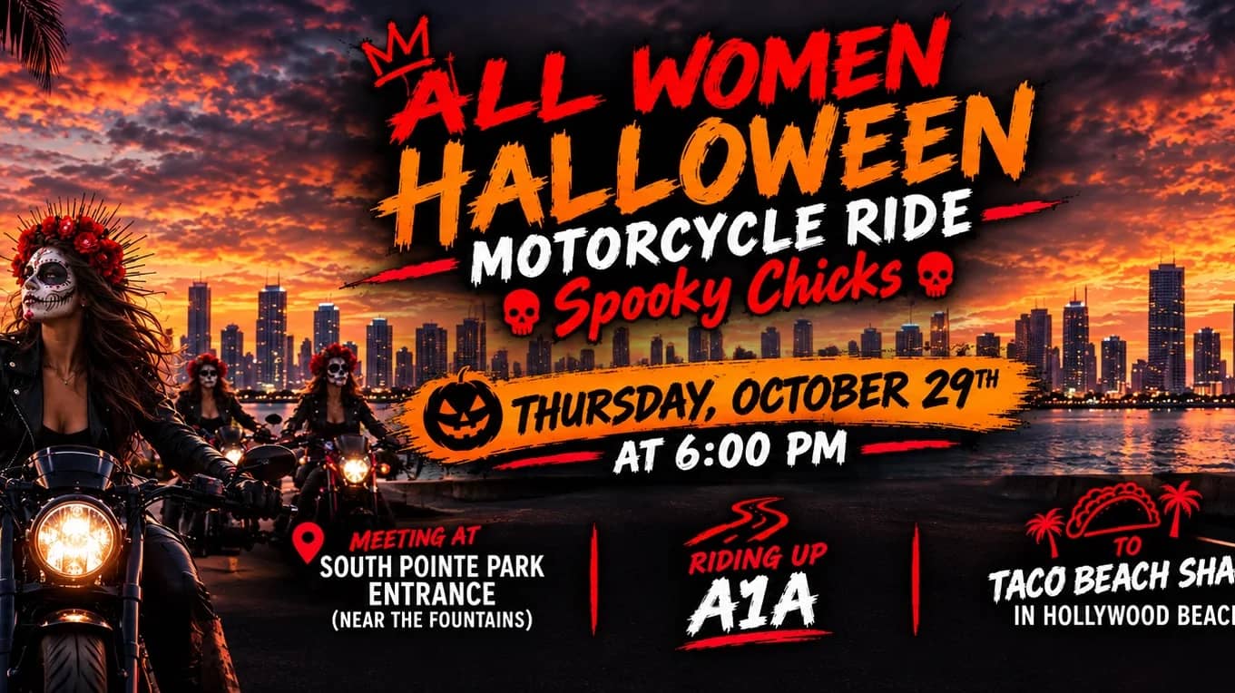 All Women Halloween Motorcycle Ride