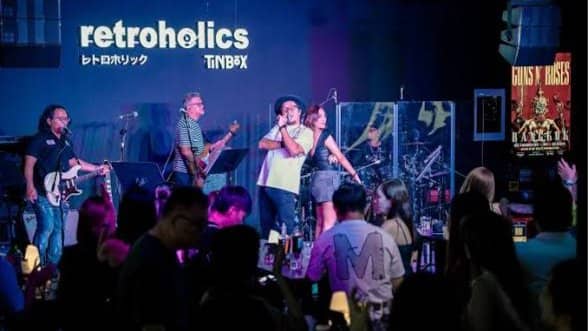Live Band, Music, Sing & Dance @ Retroholics by Tin Box