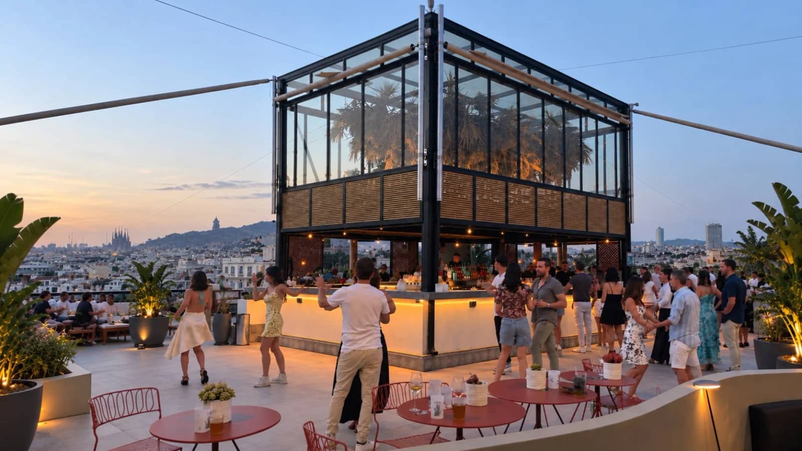 Barcelona Rooftop White Party | Sea, City & Mountain Views