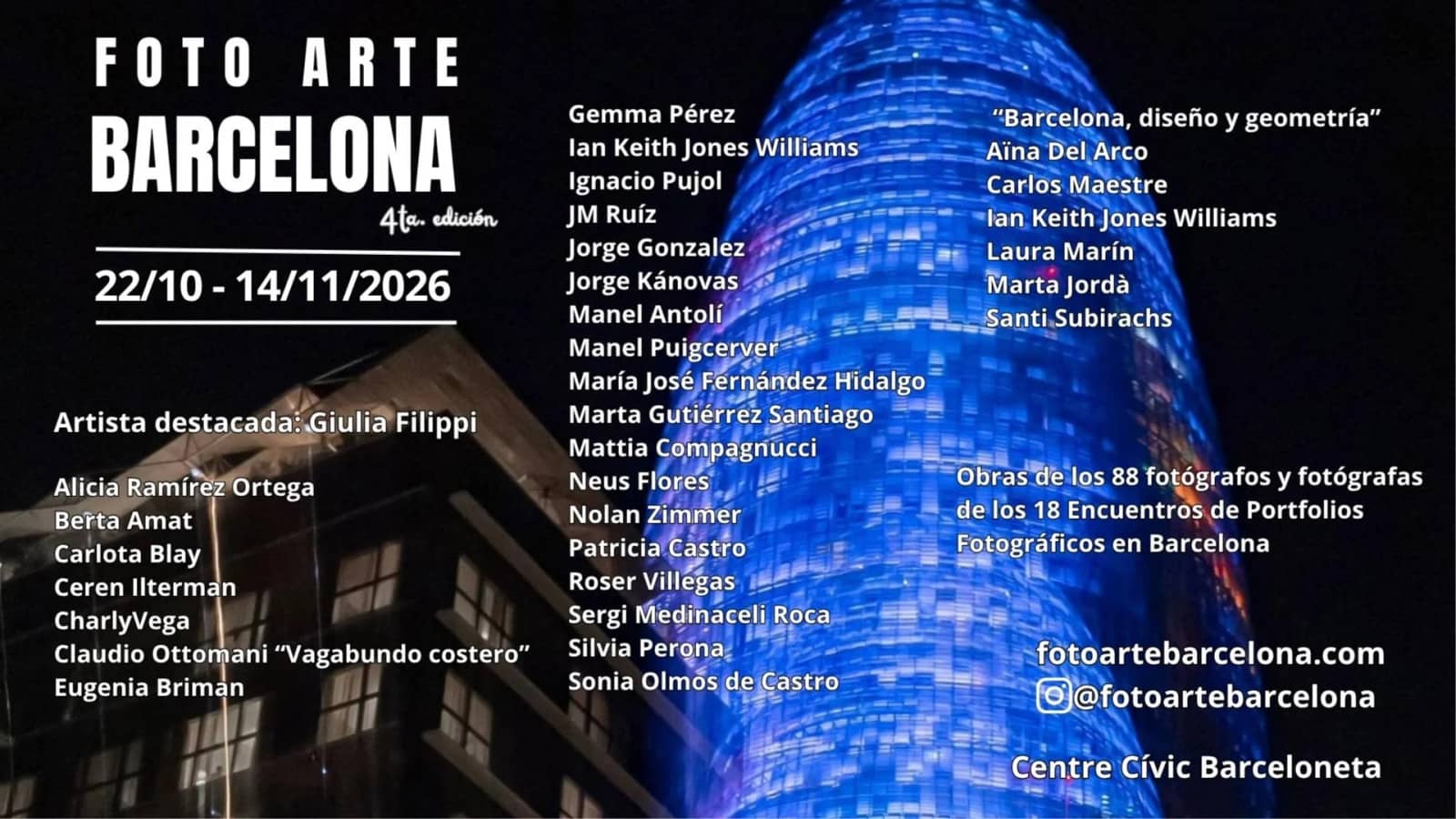 FotoArte Barcelona 2026 4ta. edición.