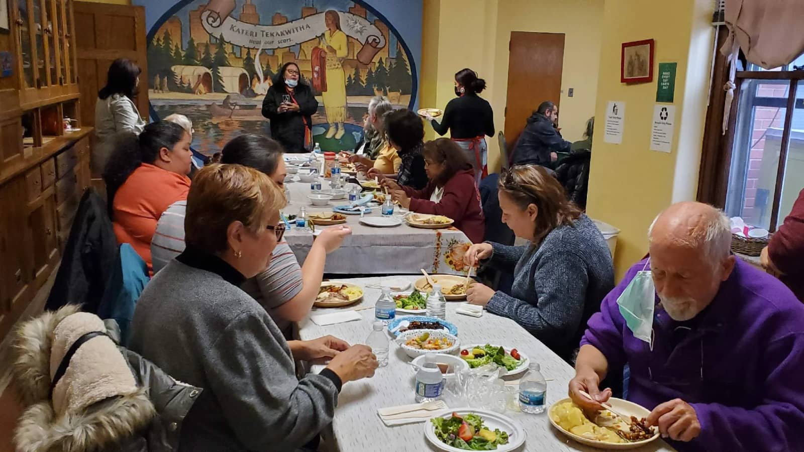 Cook a lunch for Native American seniors at St. Kateri Center, flex shift time
