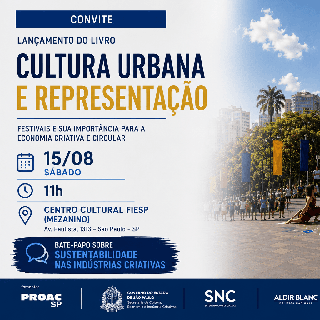 Cultura urbana e representação - Bate papo sobre sustentabilidade e economia circular