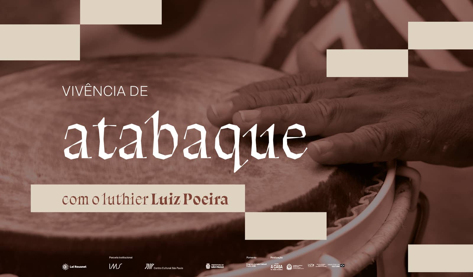 Vivência de Atabaque – Música Artesanal