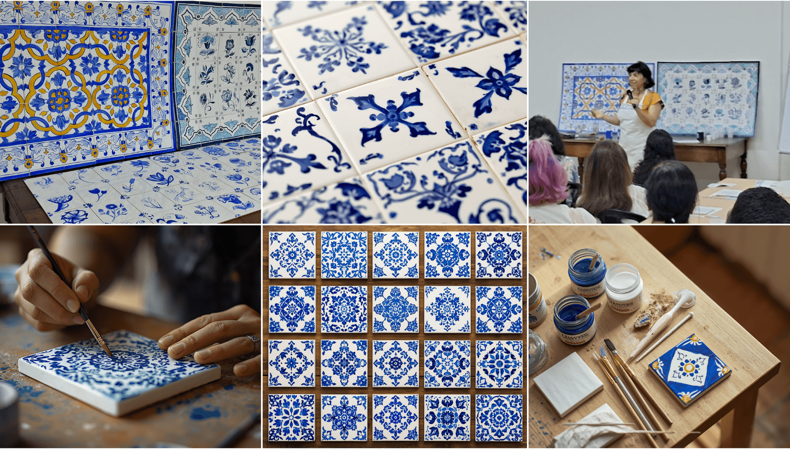 Oficina de Pintura em Azulejo