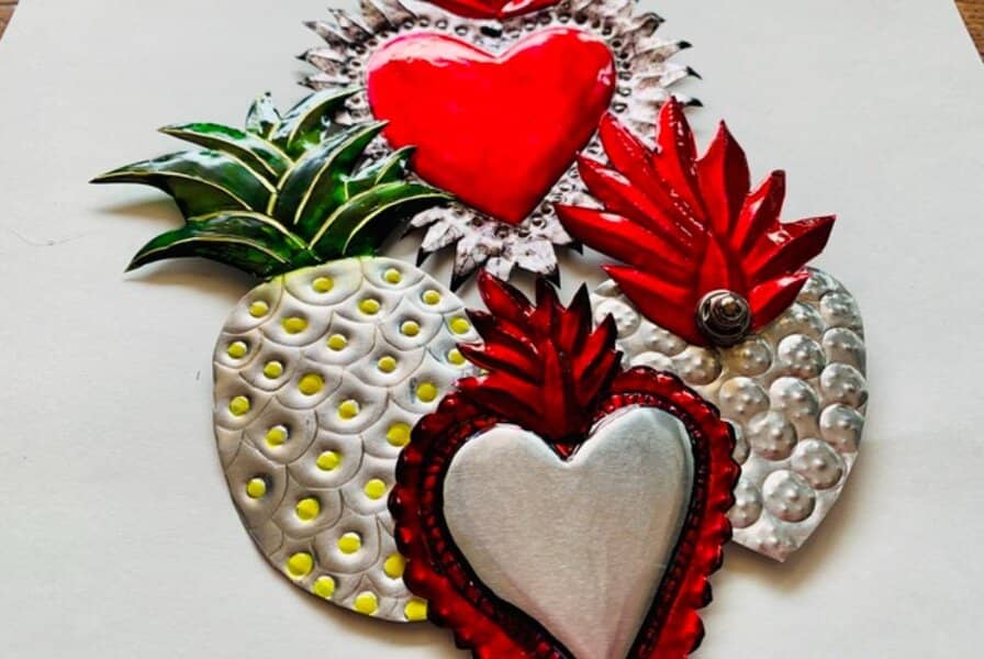 Pressed Tin Christmas Decorations