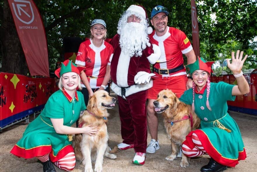 Vision Australia's Santa Fun Run