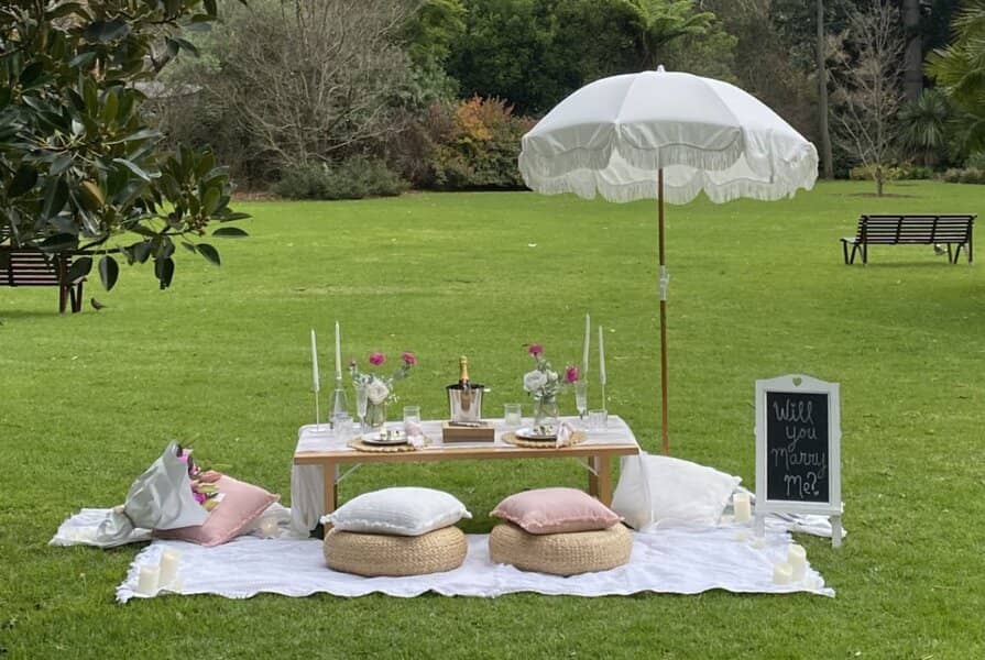 Laneways Mystery Picnic with Luxury End Location Setup