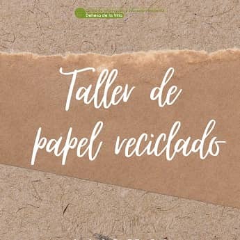 Reutilizando materiales. Taller de papel reciclado con estampación botánica
