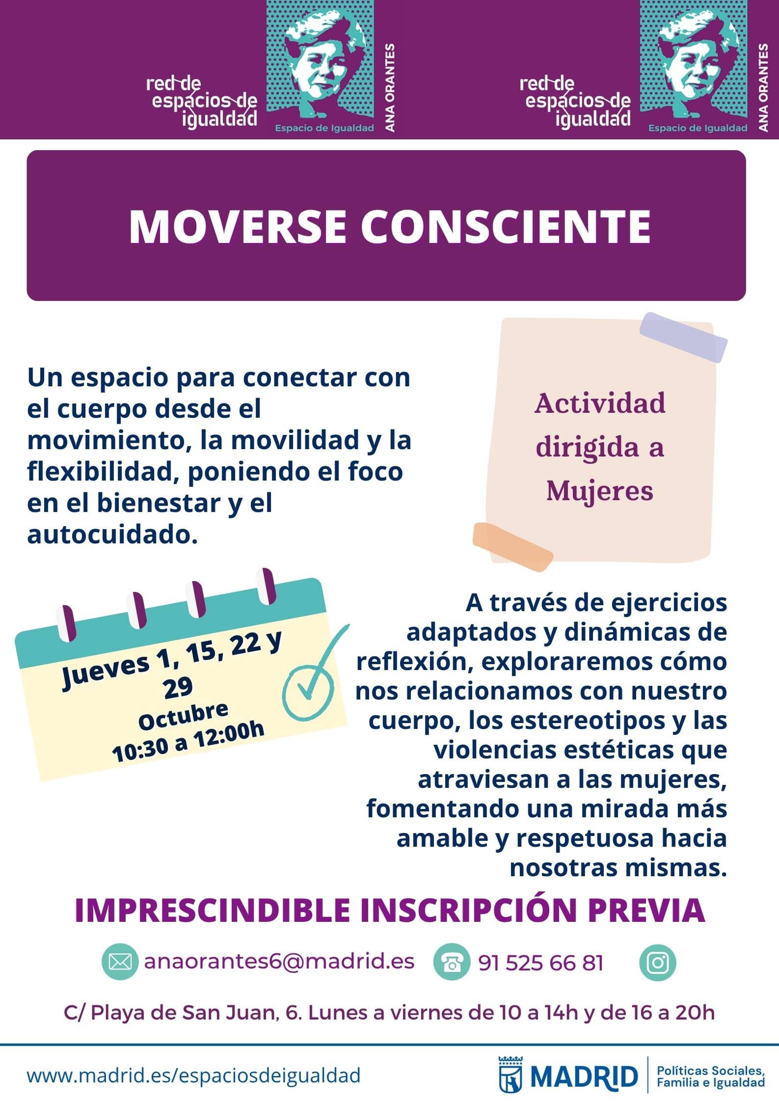 Moverse consciente