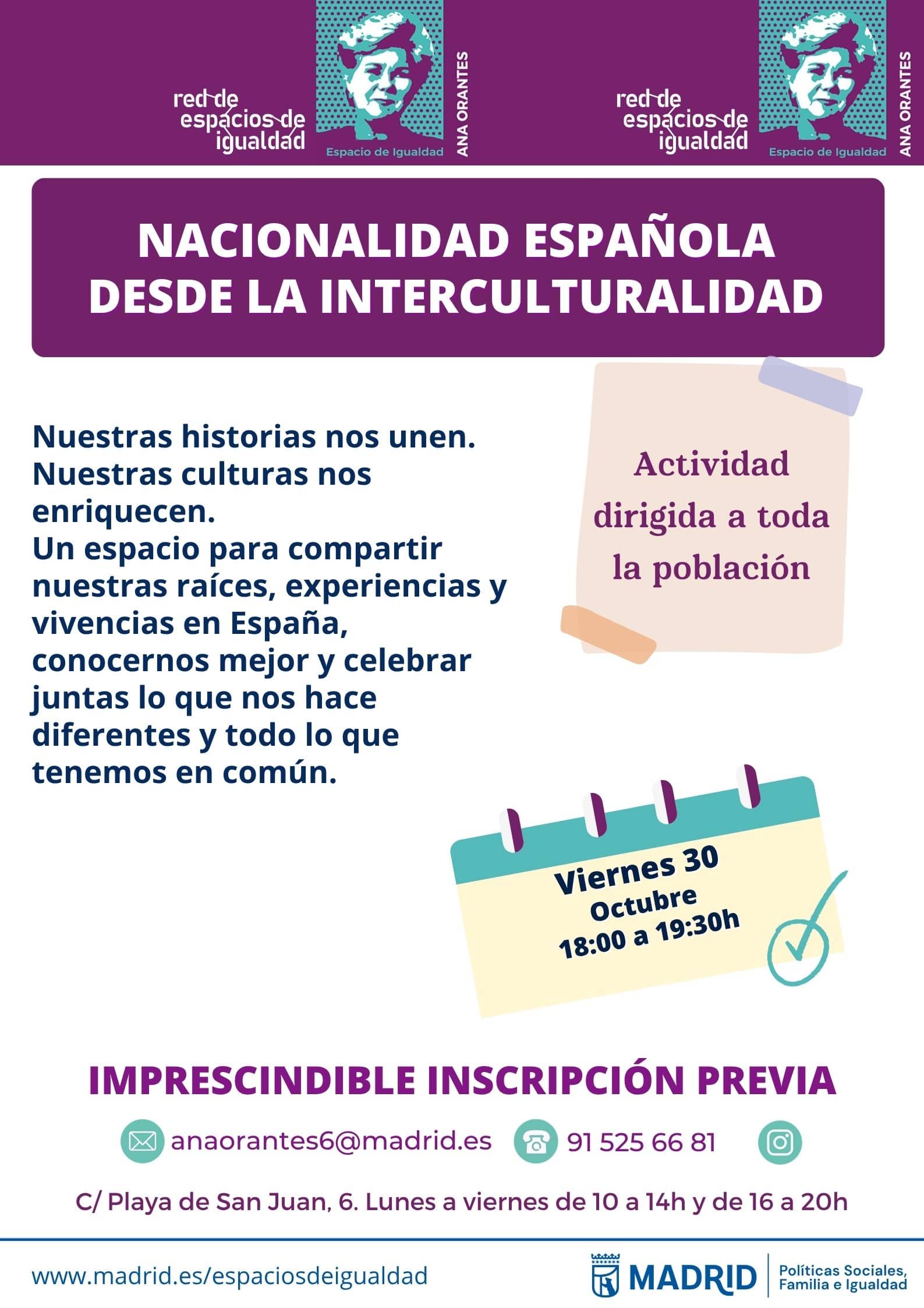 Nacionalidad española desde la interculturalidad