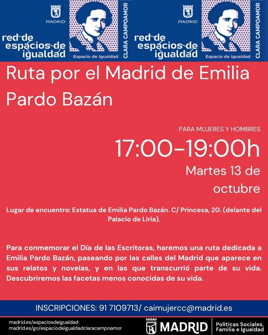 Ruta por el Madrid de Emilia Pardo Bazán