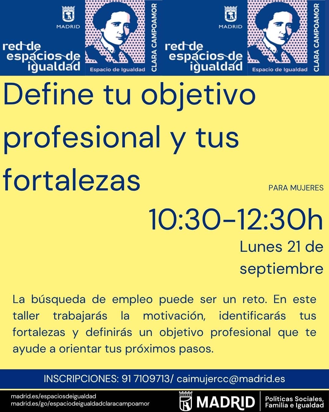 Define tu objetivo profesional y tus fortalezas