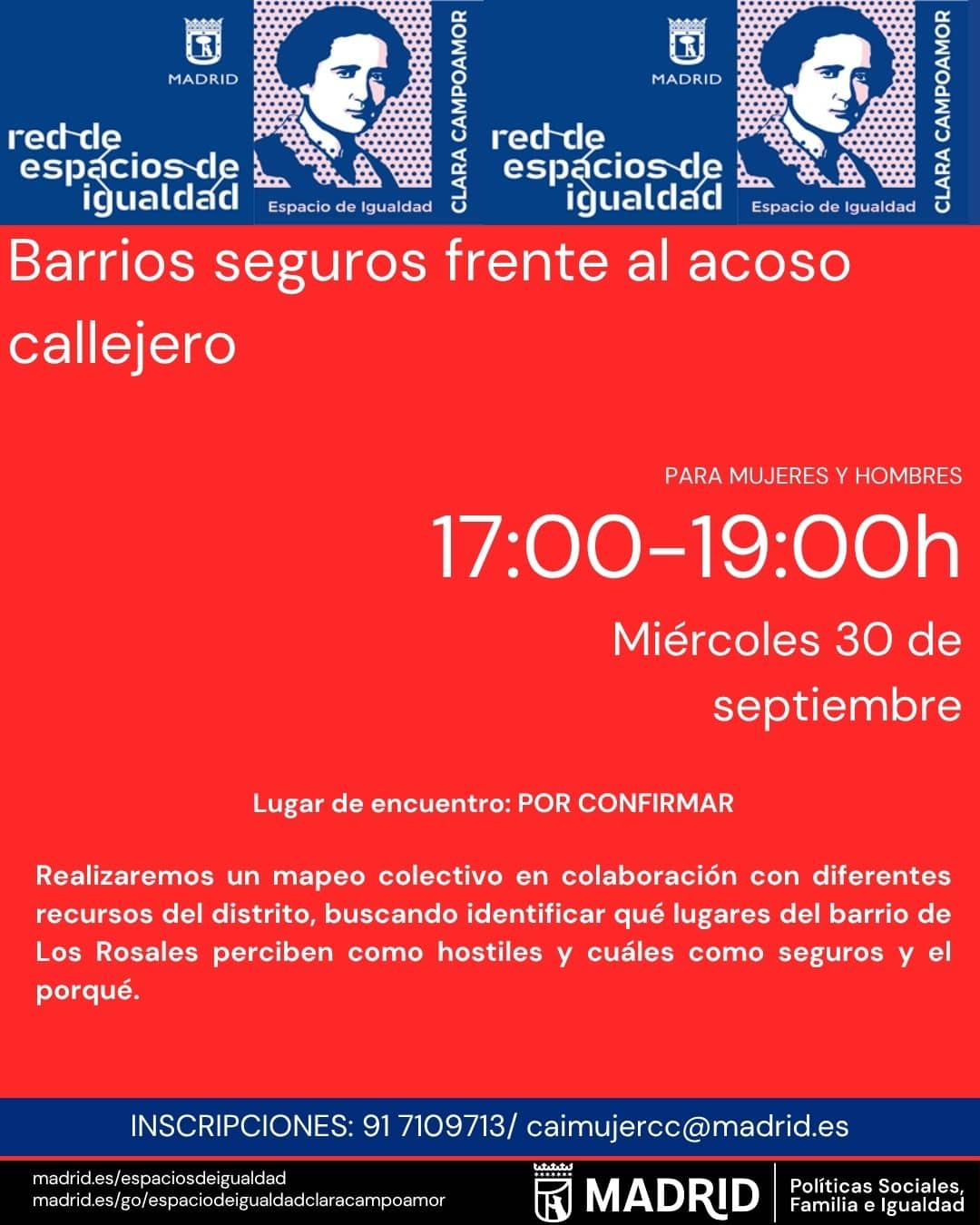 Barrios seguros frente al acoso callejero