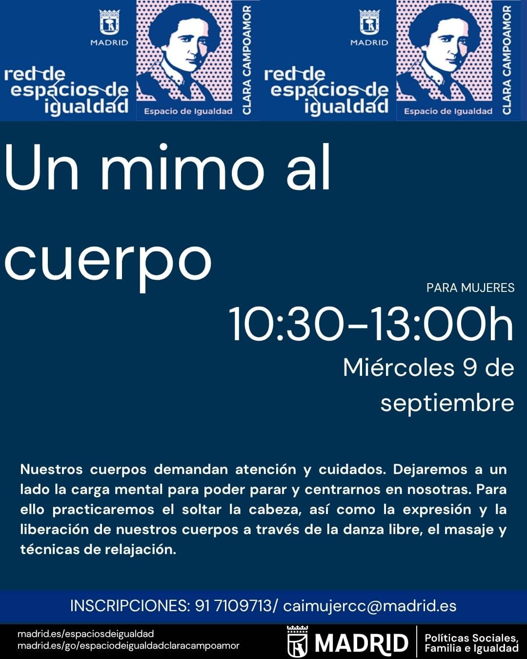 Un mimo al cuerpo