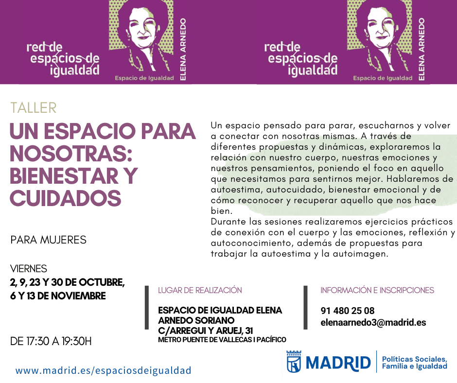 Un espacio para nosotras: bienestar y cuidados
