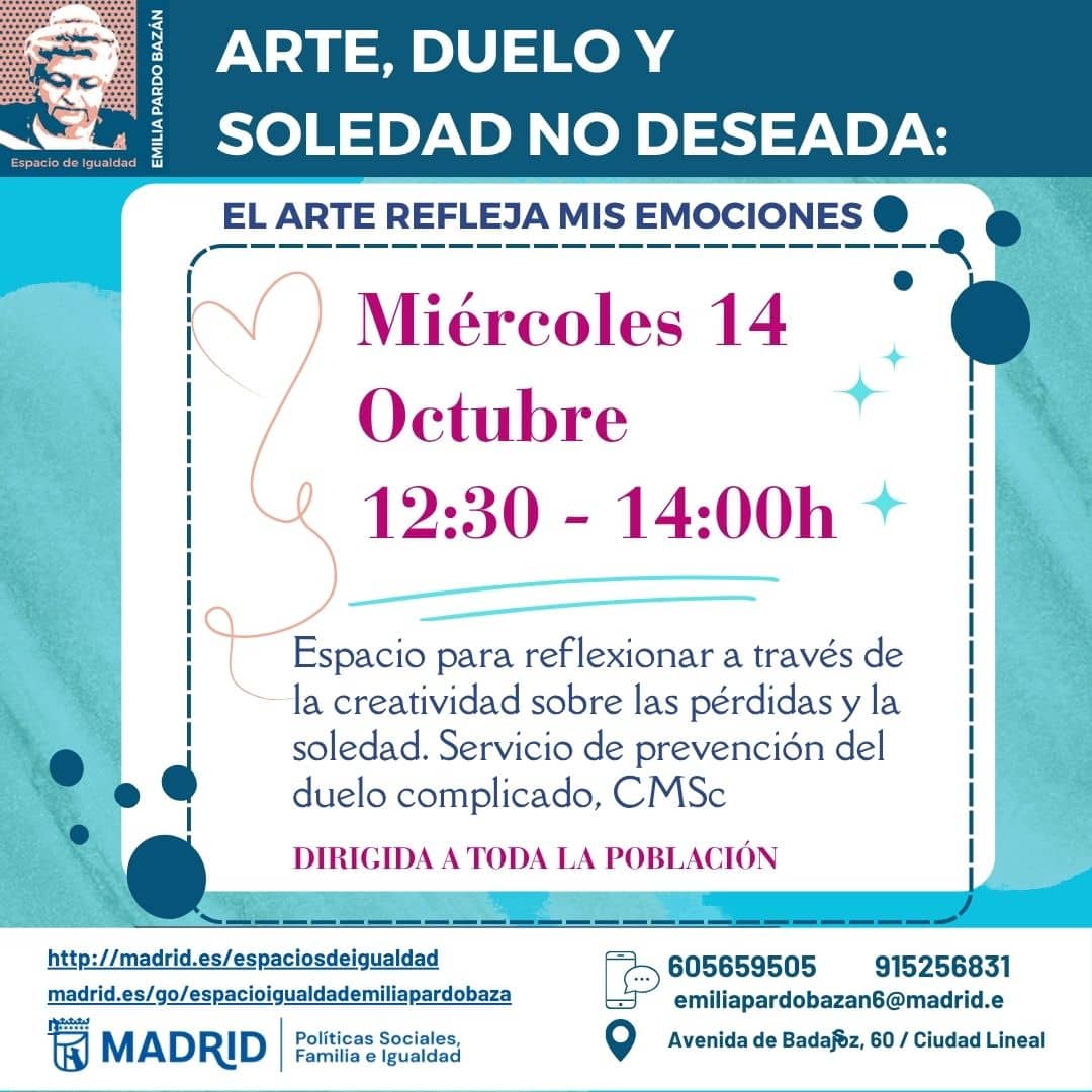 Arte, duelo y soledad no deseada: el arte refleja mis emociones