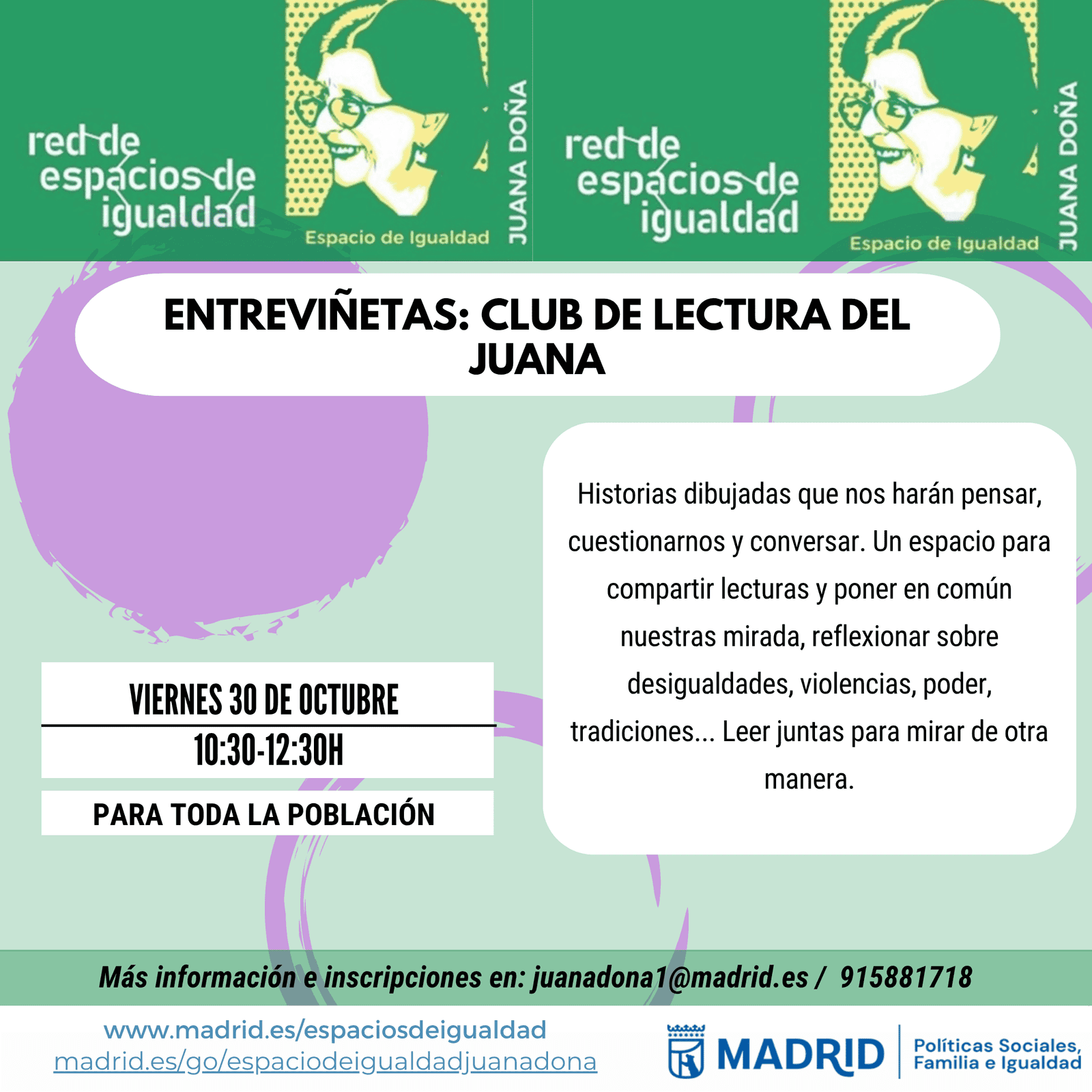 Entre viñetas: club de lectura del Juana