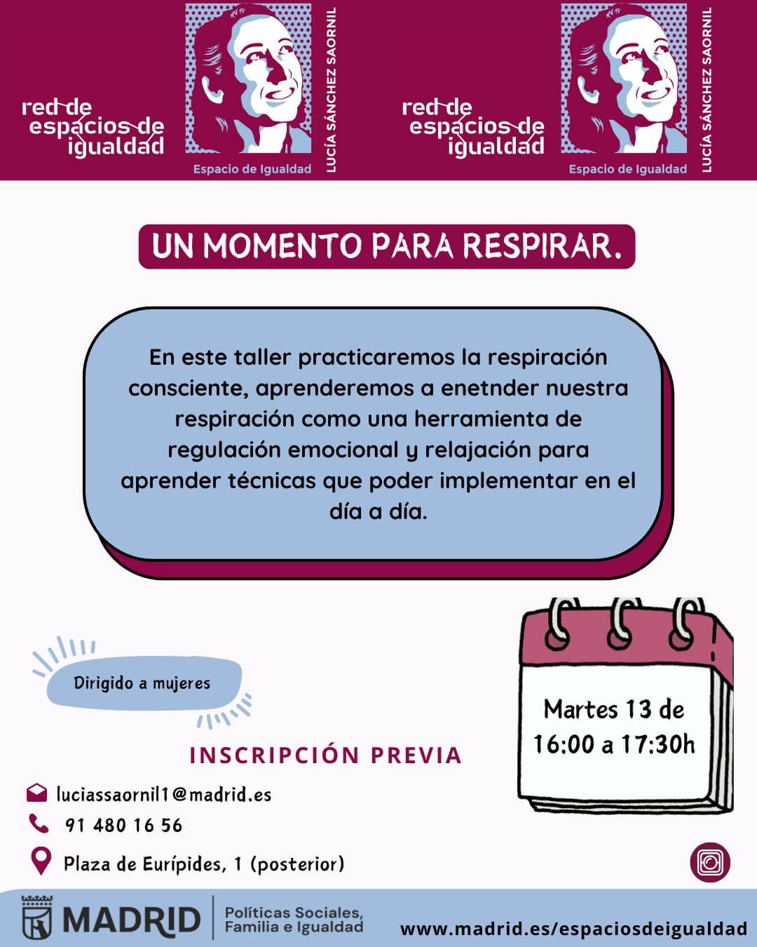 Un momento para respirar