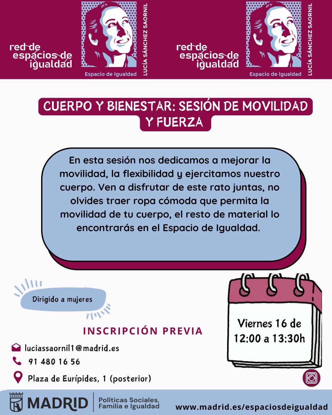 Cuerpo y bienestar: sesión de movilidad y fuerza
