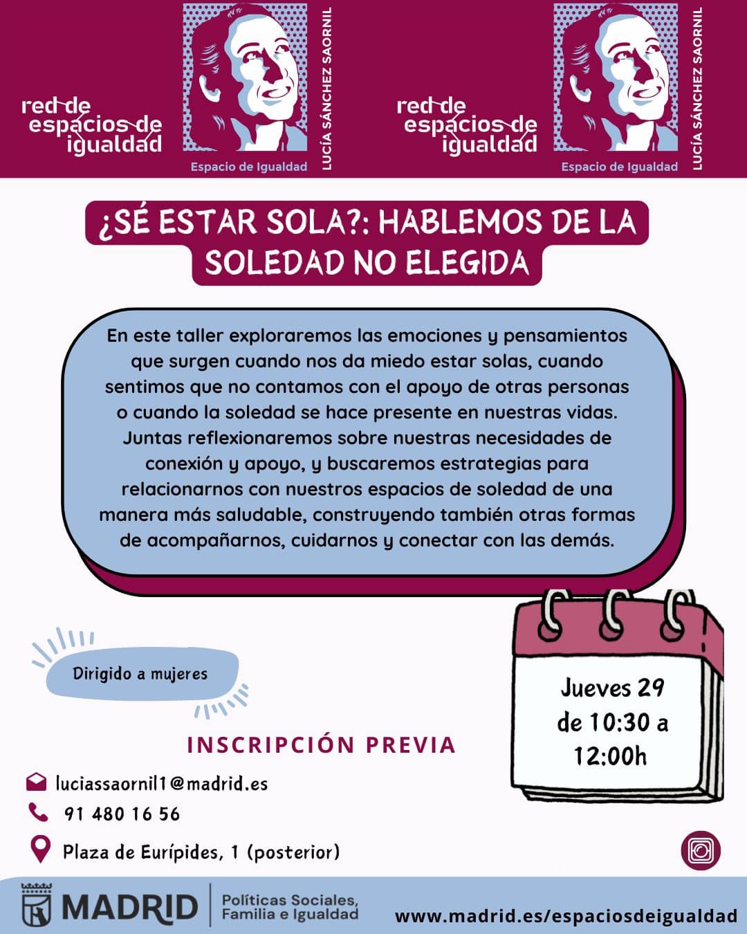 ¿Sé estar sola?: hablemos de la soledad no elegida