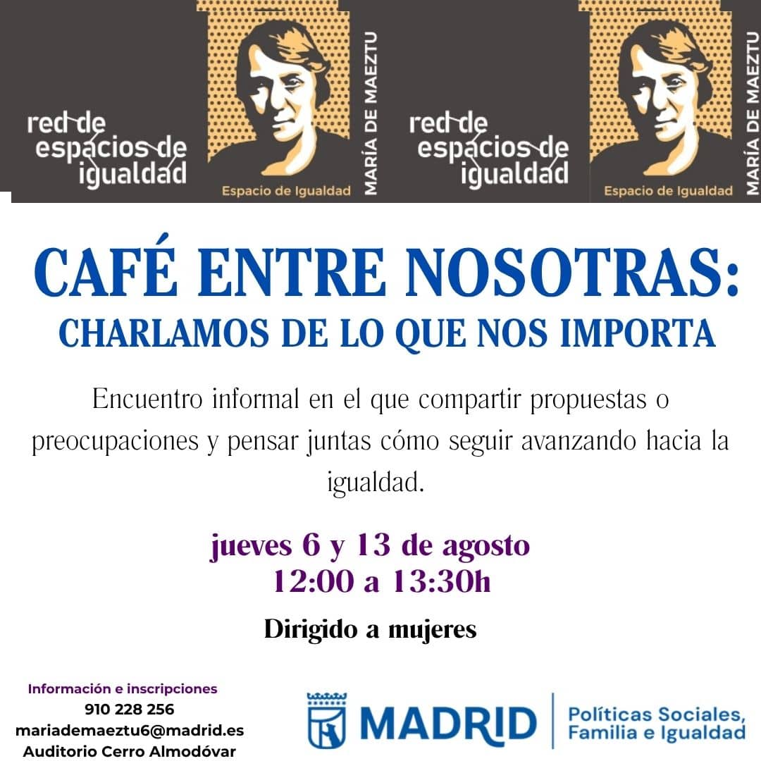 Café entre nosotras: charlamos de lo que nos importa