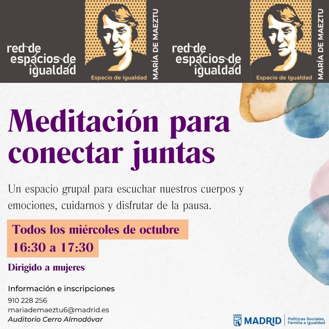 Meditación pare reconectar juntas