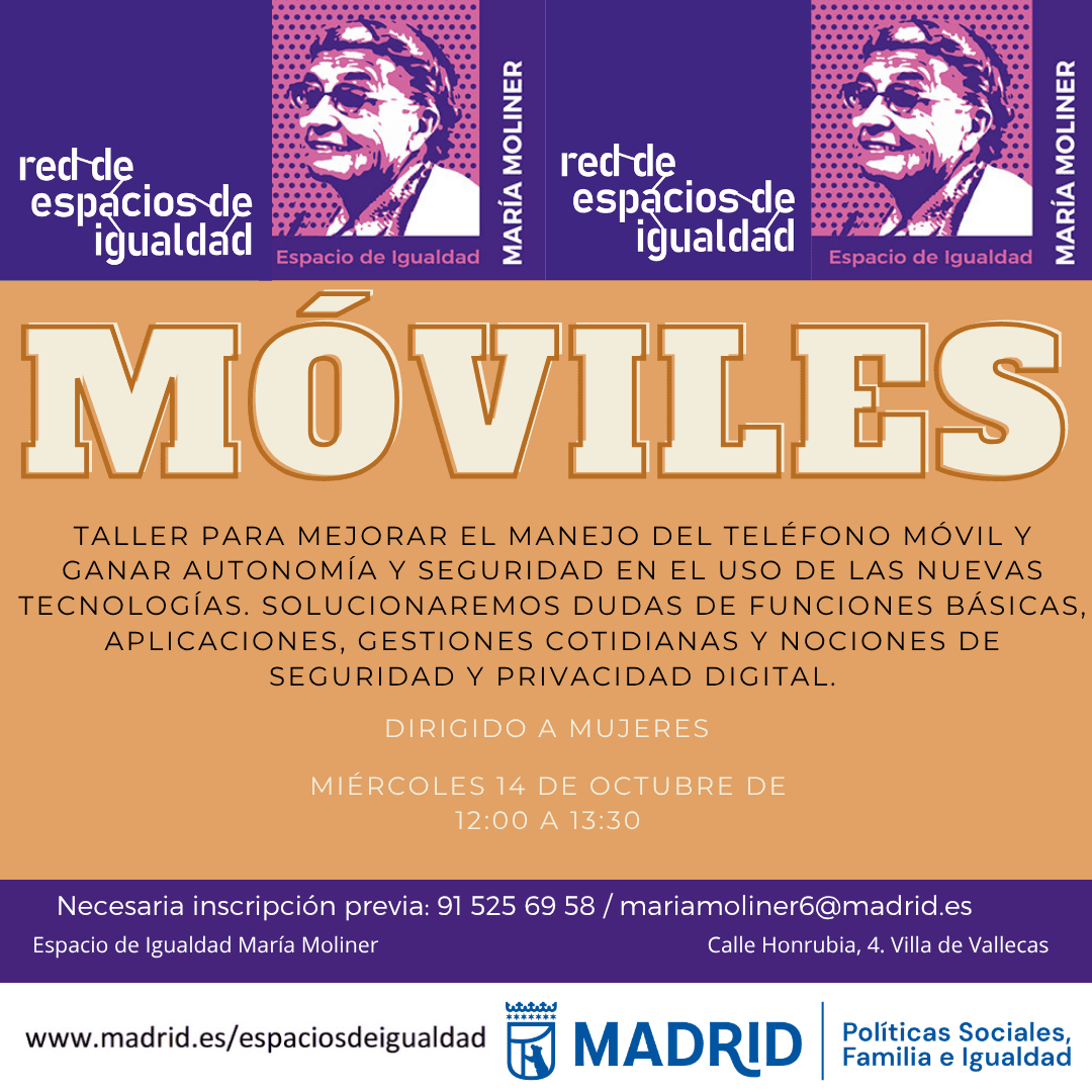 Móviles. Espacio de Igualdad María Moliner