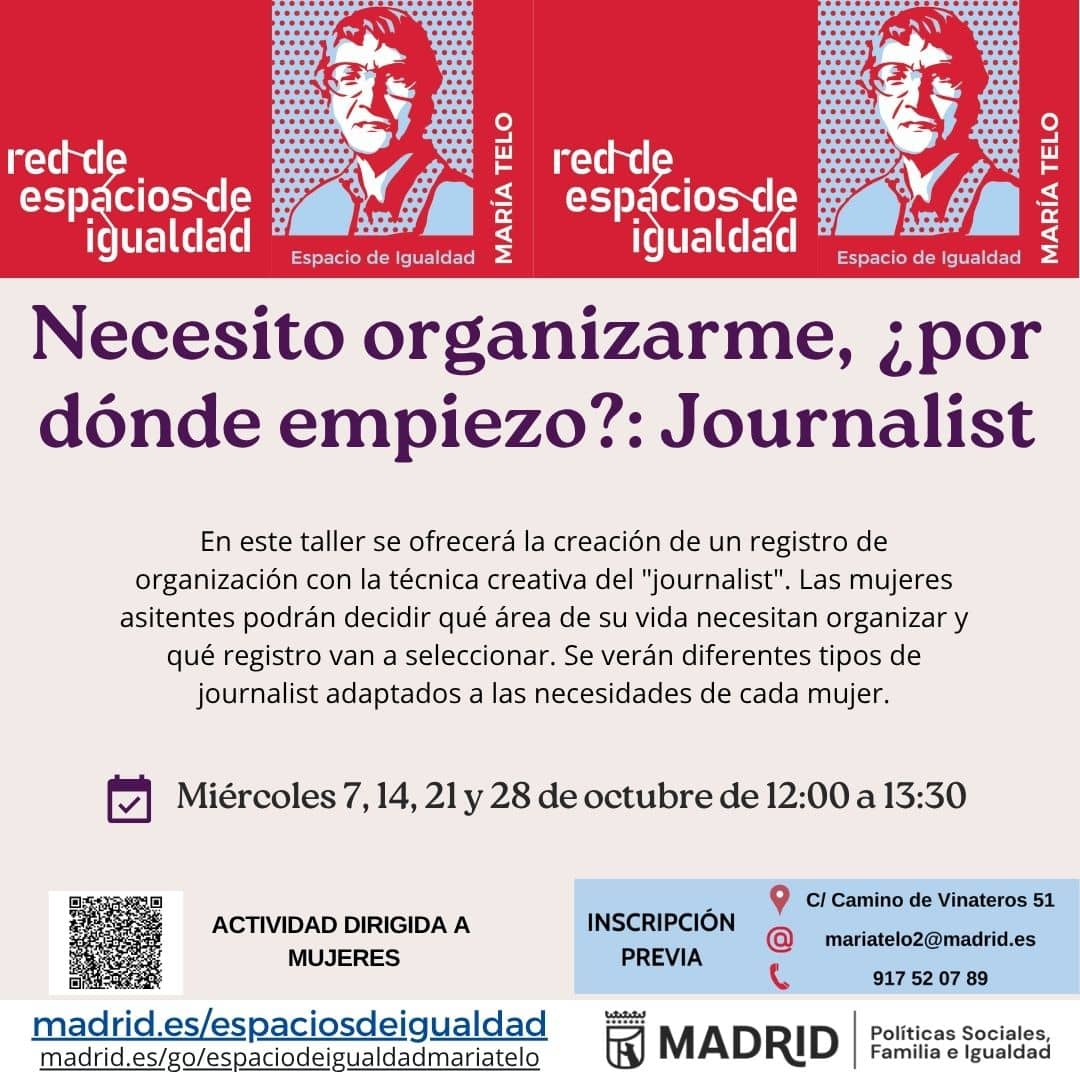 Necesito organizarme, ¿por dónde empiezo?: journalist