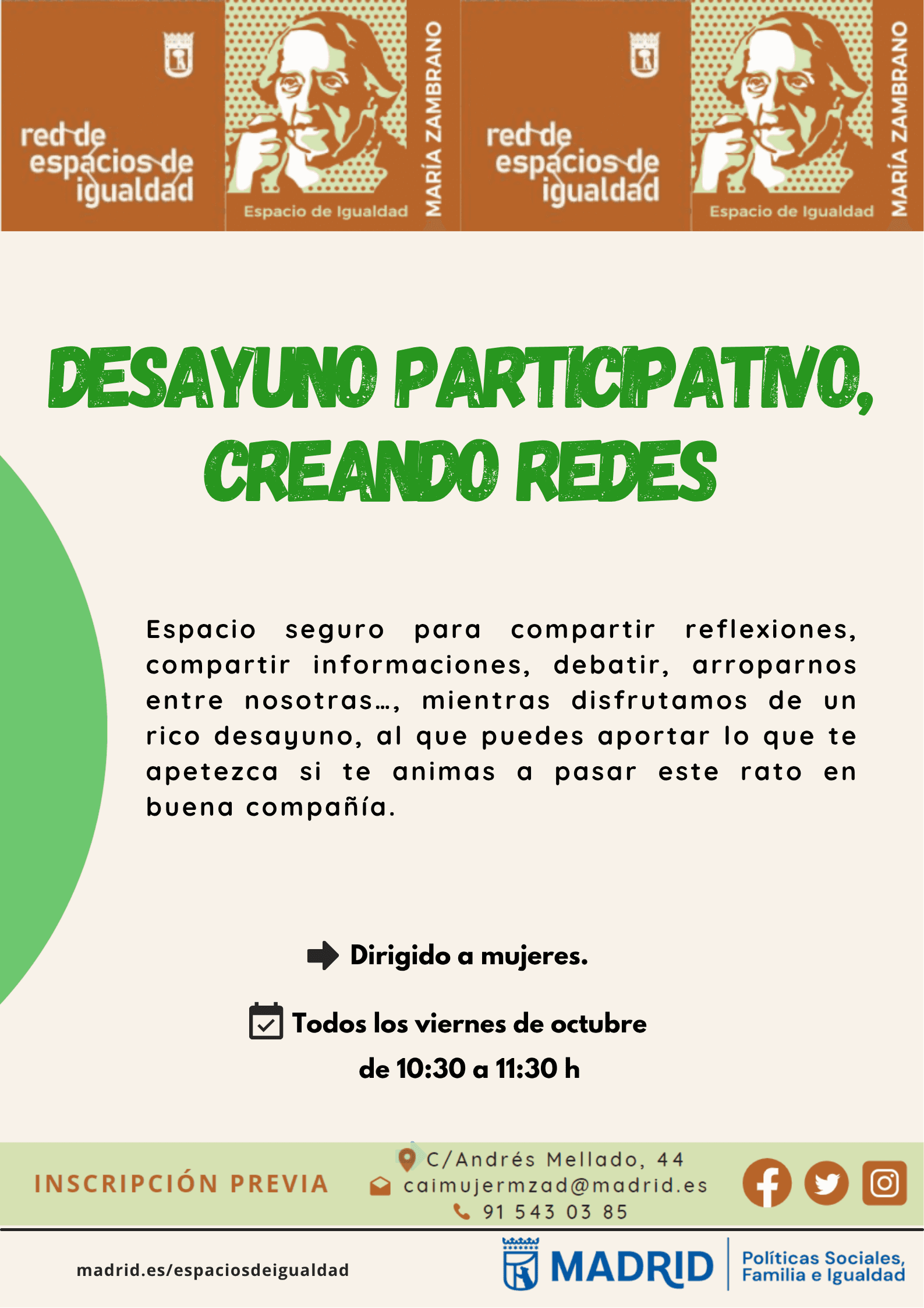 Desayuno participativo, creando redes