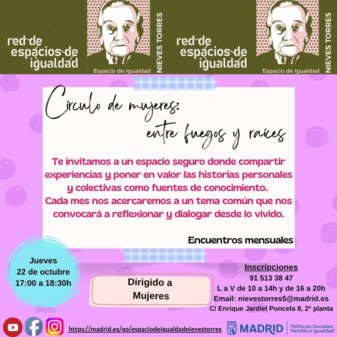 Círculo de mujeres: entre fuegos y raíces
