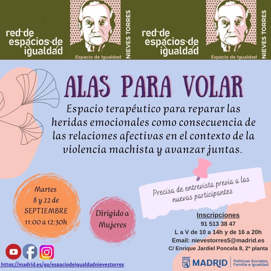 Alas para volar. Grupo terapéutico