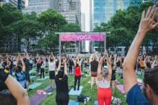 Yoga at Bryant Park