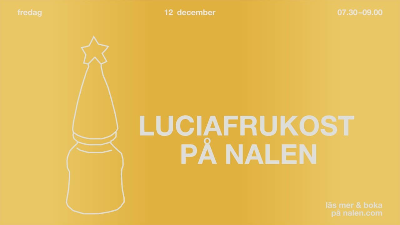 Lucia Breakfast at Nalen 2026