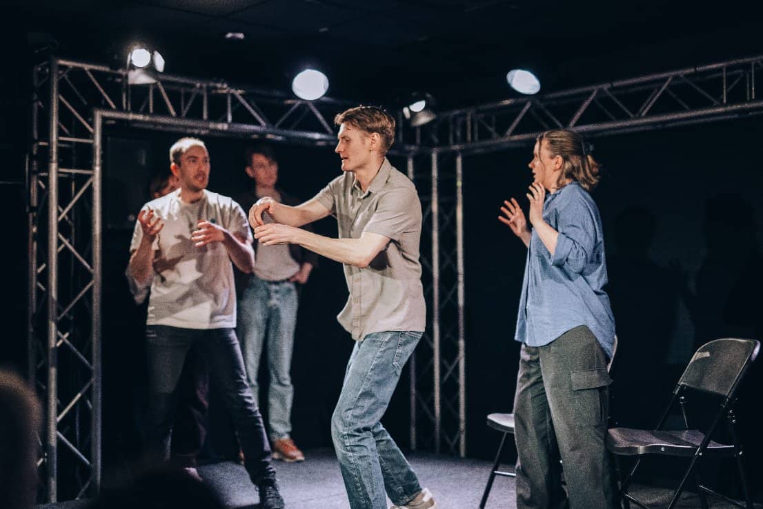 Improv comedy show with Lilla improteatern STHLM