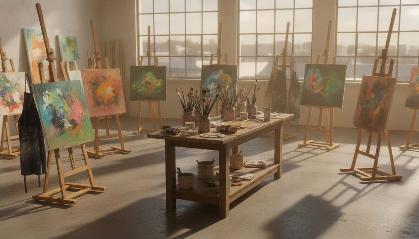 Pinta y colorea: taller de arte